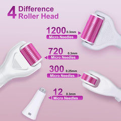 Glowelless Microneedle Derma Roller Kit