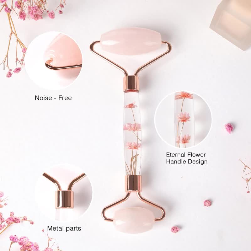 Glowelless Rose Quartz Face Roller