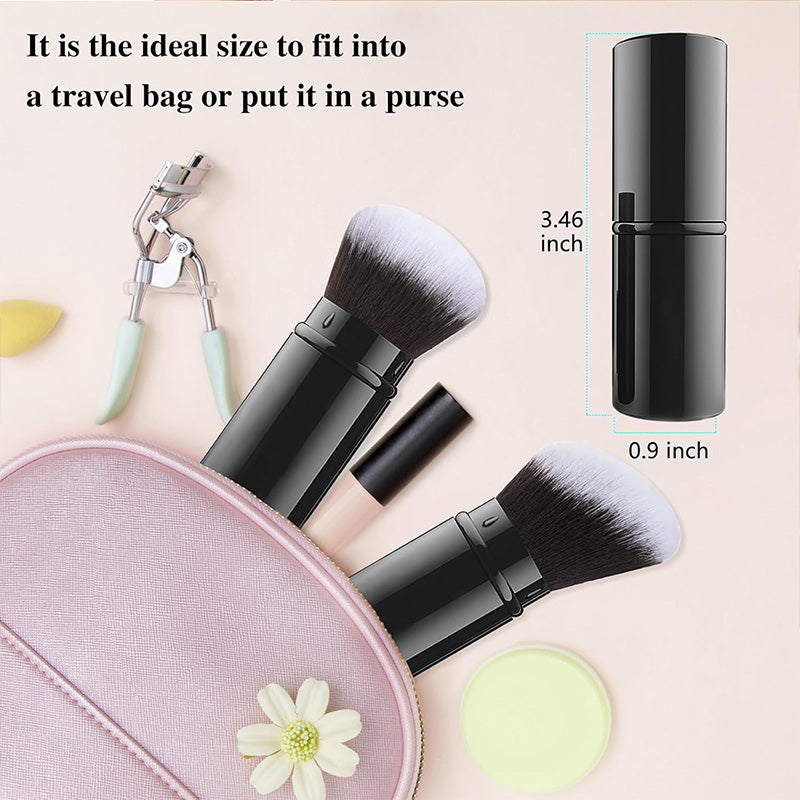 Glowelless Portable Kabuki Makeup Brush