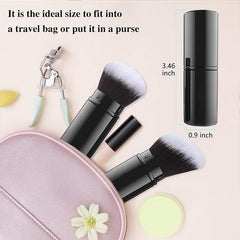 Glowelless Portable Kabuki Makeup Brush
