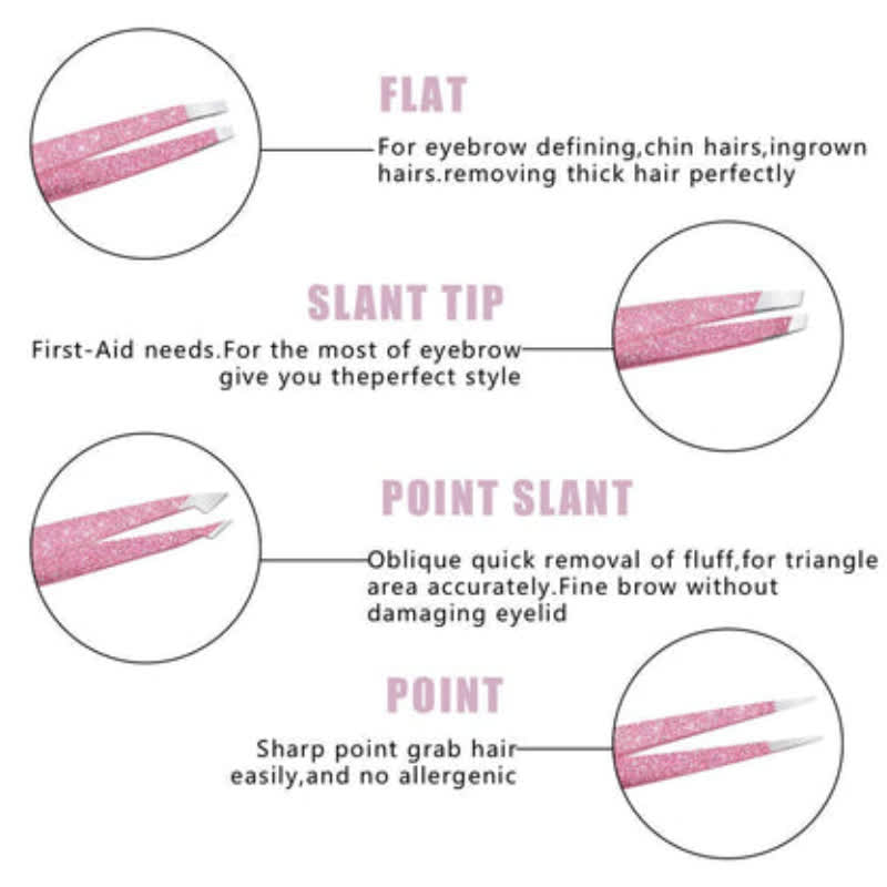 Glowelless Precision Blackhead Tweezers Set